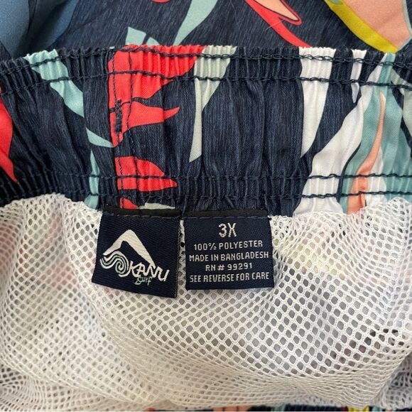 NEW WITH TAGS KANU TROPICAL PRINT‎ BOARD SHORTS - Picture 6 of 6